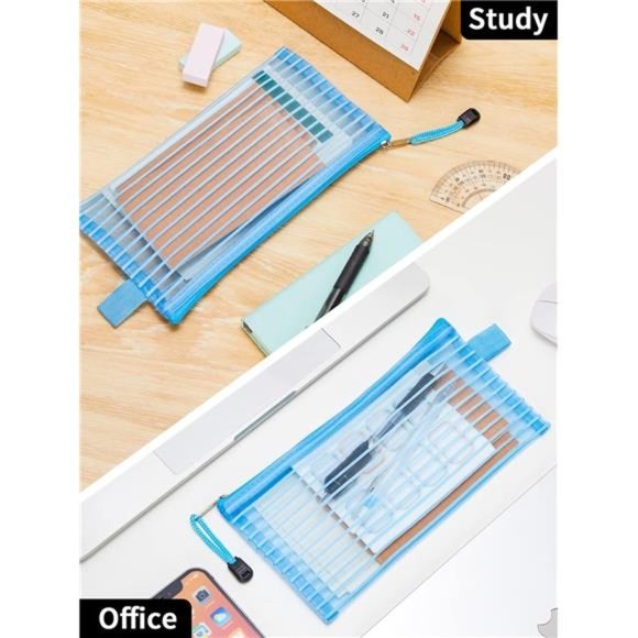 40 Pack 10 Colors Zipper Mesh Pouch, Storage Pouches Multipurpose Travel Bags - Picture 5 of 7